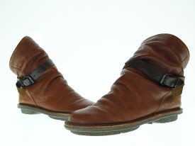 【中古】トリッペン trippen BOMB ボム SHORT BOOTS ショート ブーツ LEATHER レザー レディース靴 ブーツ その他 ブラウン 38 103S-1379
