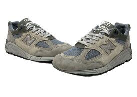 【中古】 ニューバランス new balance 21年製 × WTAPS ダブルタップス M990 ローカット スニーカー ランニング ABZORBソール シューズ 灰 M990WT2 メンズ靴 スニーカー グレー 27cm 104S-1116