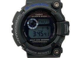 【中古】 ジーショック G-SHOCK CASIO カシオ FROGMAN フロッグマン 25周年記念モデル DIVERS WATCH 200M 耐衝撃構造 腕時計 ウォッチ 2422 黒 金 GW-225C メンズ腕時計ブラック 104T-43