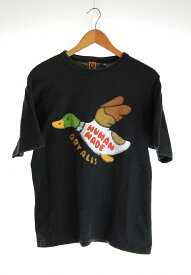 【中古】ヒューマンメイド HUMAN MADE ×KAWS T-Shirt DRY ALLS #2 Black カウズ ドライ オールズ Tシャツ L Tシャツ ブラック 103MT-3834