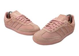 【中古】 アディダス adidas 24年製 W Samba OG Wonder Mauve ウィメンズ サンバ Tトゥ スエード ローカット シューズ JS0194 レディース靴 スニーカー ピンク 24cm 104S-1142