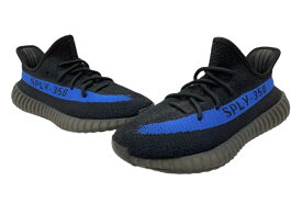 【中古】 アディダス adidas YEEZY BOOST 350 V2 Dazzling Blue イージー ブースト ダズリング ブルー KANYE WEST シューズ 青 黒 GY7164 メンズ靴 スニーカー ブラック 28cm 104S-1148