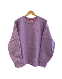 【中古】シュプリーム SUPREME small box logo crewneck スモールボックスロゴ クルーネック 紫 スウェット パープル Lサイズ 101MT-5724
