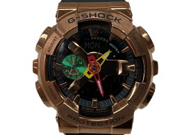 【中古】 ジーショック G-SHOCK CASIO カシオ × 八村塁 シグネチャーモデル 耐衝撃構造 20気圧防水 アウトドア 腕時計 ウォッチ 5553 黒 銅 GM-110RH メンズ腕時計ブラック 104T-47