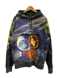【中古】シュプリーム SUPREME ×UNDER COVER 18SS PUBLIC ENEMY アンダーカバー コラボ パブリックエネミー 総柄 パーカ マルチカラー Mサイズ 101MT-5741