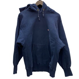 【中古】チャンピオン Champion 90's USA製 REVERSE WEAVE パーカ ネイビー Lサイズ 201MT-5219 VB