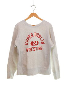 【中古】チャンピオン Champion 60s REVERSE WEAVE タタキタグ UPPER DUBLIN WRESTLING ミントコンディション 3段プリント カプセルナンバー 60's リバースウィーブ スウェット グレー Mサイズ 103MT-3967