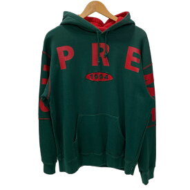 【中古】シュプリーム SUPREME Spread Logo Hooded Sweatshirt パーカ グリーン Mサイズ 201MT-5344