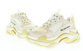 【中古】バレンシアガ BALENCIAGA TRIPLE S トリプルS レディース靴 スニーカー ホワイト 23cm 103S-1531