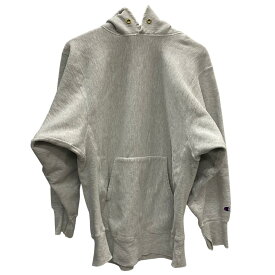 【中古】チャンピオン Champion 90's リバースウィーブ USA製 胸目無し パーカ グレー XLサイズ 201MT-5524 VB