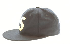 【中古】シュプリーム SUPREME Ebbets S Logo Fitted 6-Panel エベッツフィールド Sロゴ キャップ 7 1/2 帽子 メンズ帽子 キャップ ネイビー 103H-110
