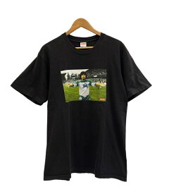 【中古】シュプリーム SUPREME MARADONA TEE マラドーナ 半袖 黒 プリントTシャツ Tシャツ ブラック Lサイズ 101MT-6077
