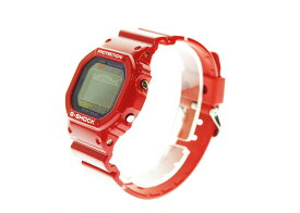 【中古】ジーショック G-SHOCK カシオ GWX-5600C ソーラー電波時計レッド光沢塗装ボディ GWX-5600C メンズ腕時計レッド 103T-72