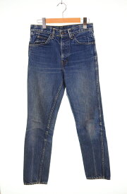【中古】リーバイス Levi's 60's - 70's 606 BIG E オレンジタブ 42 TALON タロン ボタン裏 8 刻印 60年代 70年代 VINTAGE DENIM ヴィンテージ デニム スリム 希少 デニム ブルー 103MB-911