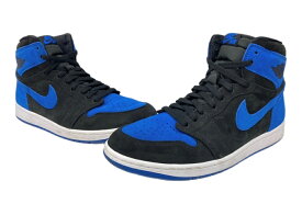 【中古】 ナイキ NIKE 23年製 AIR JORDAN 1 RETRO HIGH OG Royal Reimagined エア ジョーダン ハイ AJ1 青 黒 DZ5485-042 メンズ靴 スニーカー ブルー 29cm 104S-1273