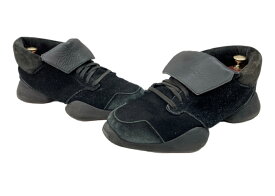 【中古】 リックオウエンス Rick Owens × adidas アディダス 15AW RUNNER ランナー ローカット シューズ スエード 黒 メンズ靴 スニーカー ブラック 104S-1299