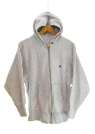 【中古】チャンピオン Champion 80s トリコタグ REVERSE WEAVE Full Zip Hoodie リバースウィーブ フルジップパーカー パーカ グレー Mサイズ 103MT-4643