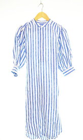 【中古】ラルフローレン RalphLauren Striped linen shirt dress リネン ワンピース ワンピース 0 103LT-215