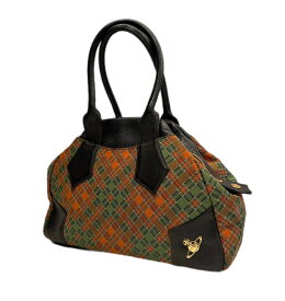 【中古】ヴィヴィアン・ウエストウッド Vivienne Westwood Classic Plaid Bowling Bag クラシックチェック柄 ボウリングバッグ ハンドバック バッグ レディースバッグ ハンドバッグ マルチカラー 101bag-253