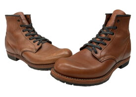 【中古】 レッドウィング RED WING Beckman Boots ベックマン ブーツ レースアップ ワーク アウトドア シューズ 8 1/2D 茶 9016 メンズ靴 ブーツ ワーク ブラウン 26.5cm 104S-1308