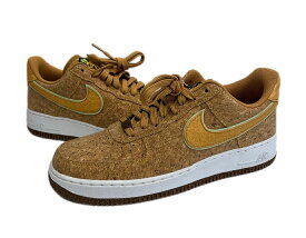 【中古】ナイキ NIKE Air Force 1 Low '07 PRM Pineapple Cork ナイキ エアフォース1 ロー '07 プレミアム パイナップルコルク DJ2536-900 メンズ靴 スニーカー ブラウン 26.5cm 101sh-2681