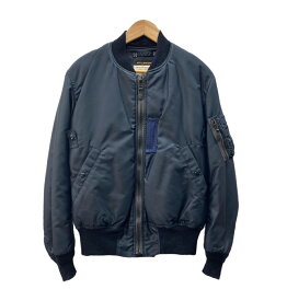 【中古】 リアルマッコイズ THE REAL McCOY'S TYPE B-15C MOD Military Flight Jacket フライトジャケット ミリタリー モディファイ 紺 青 MJ24113 サイズ38 ジャケット 無地 ネイビー 104MT-3209