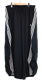 【中古】アディダス adidas ADILENIUM 5.0 PLEATED TRACK PANTS アディレニウム プリーツ トラック パンツ IV9318 ボトムスその他 ブラック LLサイズ XL 103MB-996
