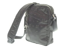 【中古】ポーター PORTER モノグラム バーティカル ショルダーバッグ ミニショルダー バッグ メンズバッグ ショルダーバッグ・メッセンジャーバッグ ブラック 103B-234