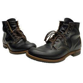 【中古】レッドウィング RED WING BECKMAN FLATBOX ベックマン フラットボックス 9D 9060 メンズ靴 ブーツ ワーク ブラック 27cmサイズ 201-shoes1773 VB