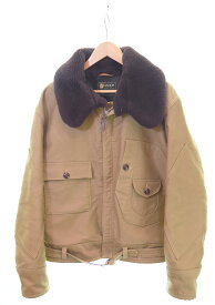 【中古】バズリクソンズ BUZZ RICKSON'S JUNGLE CLOTH FLYING JACKETジャングルクロスフライングジャケット BR12536 40 ジャケット カーキ 103MT-4768