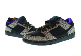【中古】ナイキ NIKE SB Dunk Low × Dashawn Jordan Copperhead ダショーン・ジョーダン × SB ダンク ロー コッパーヘッド IB6208-200 メンズ靴 スニーカー ブラック 25.5cm 103S-1687