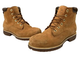 【中古】 ティンバーランド Timberland ALBURN 6 In Lace Waterproof Boots アルバーン 6インチ レース ウォータープルーフ ブーツ アウトドア シューズ 茶 TB137578231 メンズ靴 ブーツ ワーク ブラウン 28cm 104S-1310
