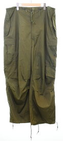 【中古】ミリタリー Military 50s M-1951 US ARMY Arctic Trousers アメリカ軍 アークティック オーバー パンツ 55-T-94500-20 カーゴパンツ カーキ Mサイズ M-L 103MB-1009