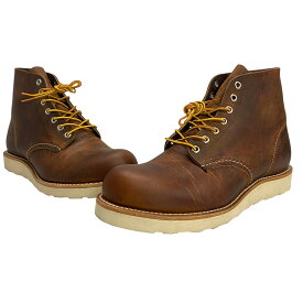 【中古】レッドウィング RED WING 6-inch Classic Round 8 1/2D 9111 メンズ靴 ブーツ ワーク ブラウン 26.5cmサイズ 201-shoes1778 VB