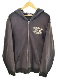 【中古】ワコマリア WACKO MARIA 旧タグ 最初期 Fead Sweat Zip Hoodie フェード スウェット ジップパーカー フーディー マリア様 プリント L パーカ ネイビー Lサイズ 103MT-4782