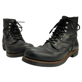 【中古】レッドウィング RED WING アイアンレンジャー アイアンレンジ 8114 メンズ靴 ブーツ ワーク ブラック 25cmサイズ 201-shoes1780 VB