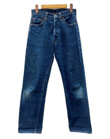 【中古】 リーバイス Levi's 90s Denim Pants デニム パンツ ボタンフライ BIG E ボタン裏555 セルビッチ 赤耳 ジーンズ インディゴ 青 ロゴ 501XX デニム ブルー サイズW29L36 104MB-599