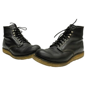 【中古】レッドウィング RED WING 90's 四角犬タグ 6-inch Classic Round 8D 8165 メンズ靴 ブーツ ワーク ブラック 26cmサイズ 201-shoes1786 VB