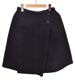 【中古】トリココムデギャルソン tricot COMME des GARCONS 10AW Culotte Skirt Twill キュロット スカート パンツ ツイル フレア archive TF-P010 ハーフパンツ ブラック Mサイズ 103LB-25