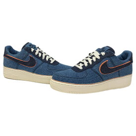 【中古】ナイキ NIKE スリー・バイ・ワン 3×1 エアフォース1 ロー デニムパック インディゴ Air Force 1 Low Denim Pack Indigo 905345-403 メンズ靴 スニーカー ブルー 27.5cmサイズ 201-shoes1792