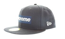 【中古】シュプリーム SUPREME New Era New York Yankees Box Logo ニューエラ ニューヨークヤンキース ボックスロゴ ベースボールキャップ 帽子 メンズ帽子 キャップ ブラック 103H-118