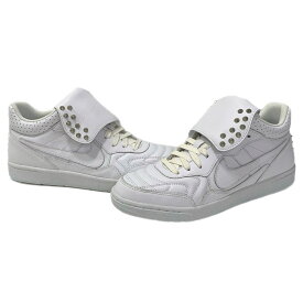 【中古】ナイキ NIKE F.C.R.B コラボ ティエンポ Tiempo 94 Mid スタッズ 645330-110 メンズ靴 スニーカー ホワイト 26.5cmサイズ 201-shoes1914