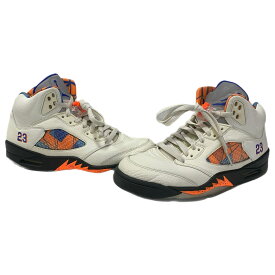 【中古】ナイキ NIKE エアジョーダン5 レトロ Air Jordan 5 Retro International Flight 136027-148 メンズ靴 スニーカー ホワイト 25.5cmサイズ 201-shoes1936