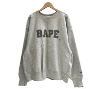 楽天市場】A BATHING APE（カラーグレー）（スウェット・トレーナー 