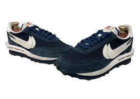 【中古】 ナイキ NIKE 20年製 × SACAI サカイ × FRAGMENT フラグメント LD WAFFLE ワッフル ローカット シューズ 紺 DH2684-400 メンズ靴 スニーカー ネイビー 26cm 104S-1392