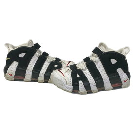 【中古】ナイキ NIKE エア モア アップテンポ AIR MORE UPTEMPO 414962-105 メンズ靴 スニーカー ホワイト 26.5cmサイズ 201-shoes1949