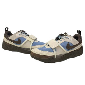 【中古】ナイキ NIKE トラヴィススコット Travis Scott ズームフィールドジャックス Zoom Field Jaxx コラボ HQ3072-400 メンズ靴 スニーカー ブラウン 27cmサイズ 201-shoes1984