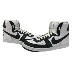 【中古】ナイキ NIKE コムデギャルソン オムプリュス COMME des GARCONS HOMME PLUS コラボ ターミネーター ハイ Terminator High FD4159-101 メンズ靴 スニーカー ブラック 26.5cmサイズ 201-shoes1995