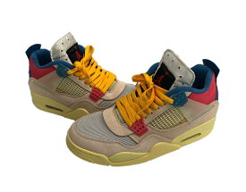 【中古】ジョーダン JORDAN NIKE AIR JORDAN 4 RETRO SP×UNION GUAVA ICE LT FUSION RED ナイキ エア ジョーダン 4 レトロ スペシャル ユニオン グァバアイス ライトフュージョンレッド DC9533-800 メンズ靴 スニーカー ベージュ 29cm 101sh-2887