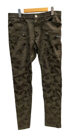 【中古】マークアンドロナ MARK & LONA Gauge Jacquard Camo Pants ジャガード カモ ゴルフウェア 迷彩 MLM-2C-AT12 カーキ サイズ50 101MB-1197